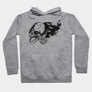 Black Skull Hoodie